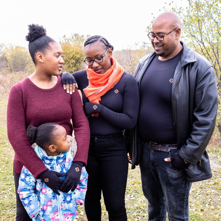 Fingerless Copper Gloves, Unisex