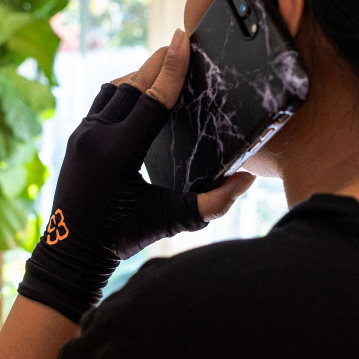 Fingerless Copper Gloves, Unisex