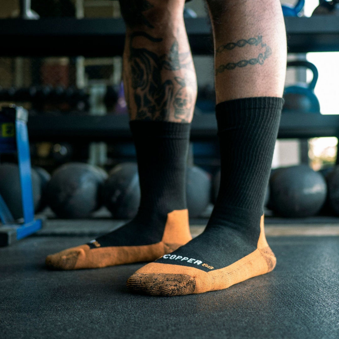 Copper Work/Sport Socks, Unisex
