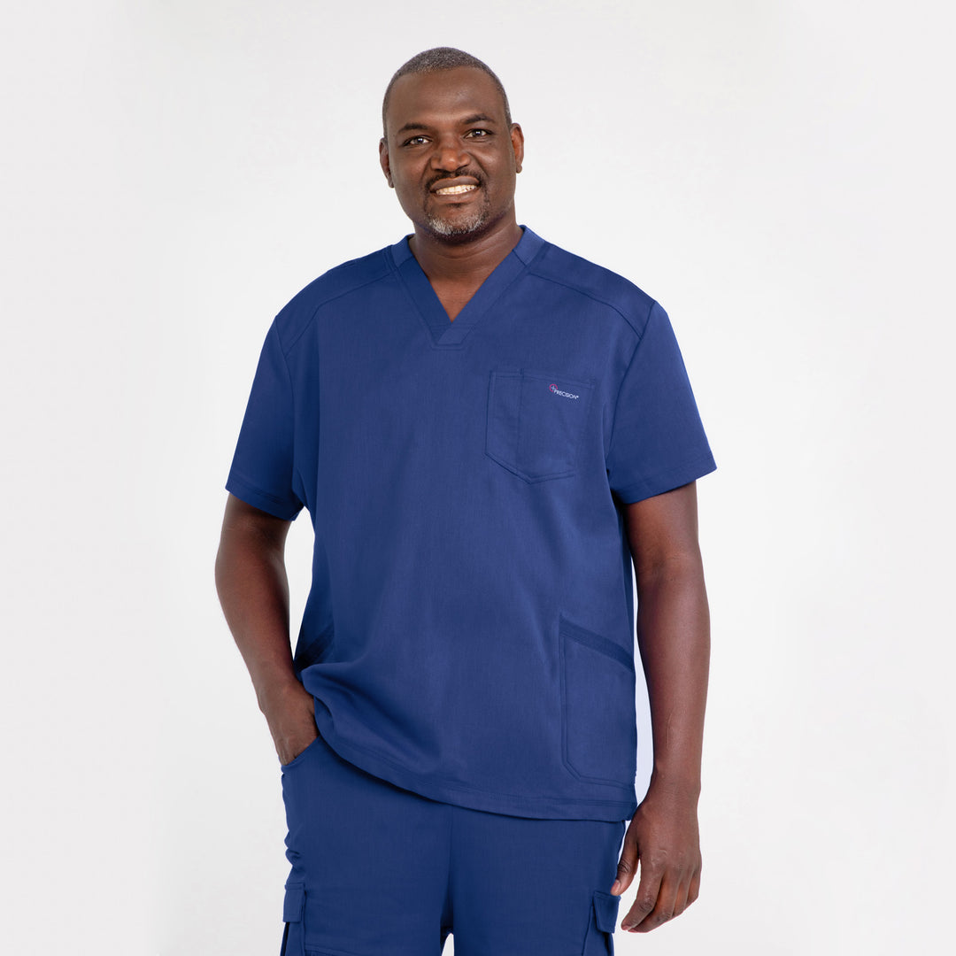 CopperActive™ Men's Scrub Set Classic V-neck Top & Premium Jogger Pants