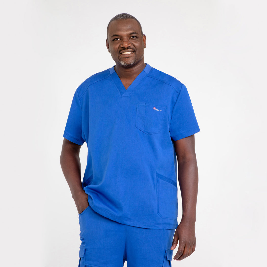 CopperActive™ Men's Scrub Set Classic V-neck Top & Premium Jogger Pants