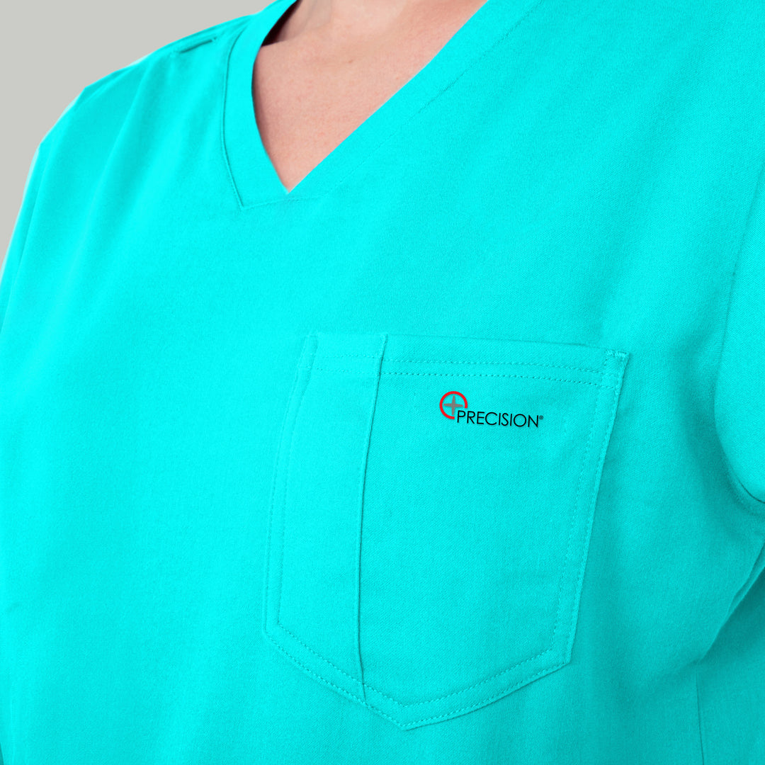 CopperActive™ Scrub Teal Set: Women’s V-neck Top & Jogger Pants