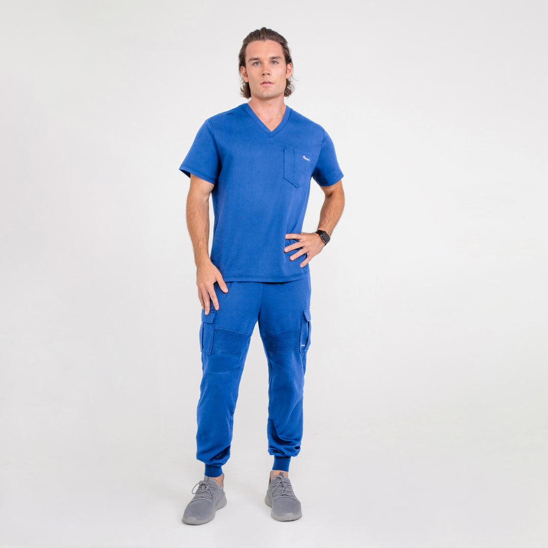 CopperActive™ Scrubs Men’s Premium Set V-neck and Jogger Pant