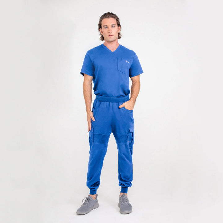 CopperActive™ Scrubs Men’s Premium Set V-neck and Jogger Pant