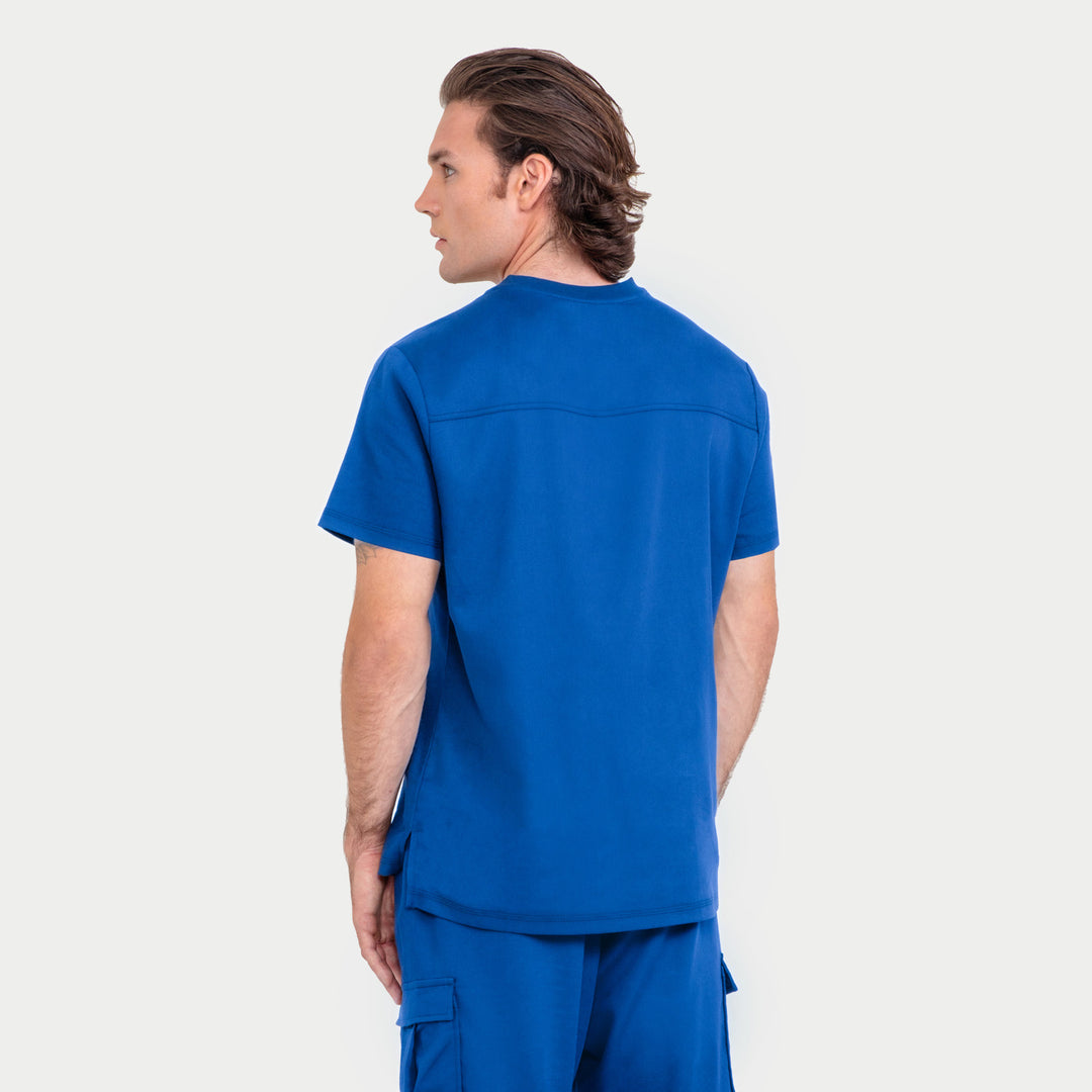 CopperActive™ Men's Scrub Set Classic V-neck Top & Premium Jogger Pants