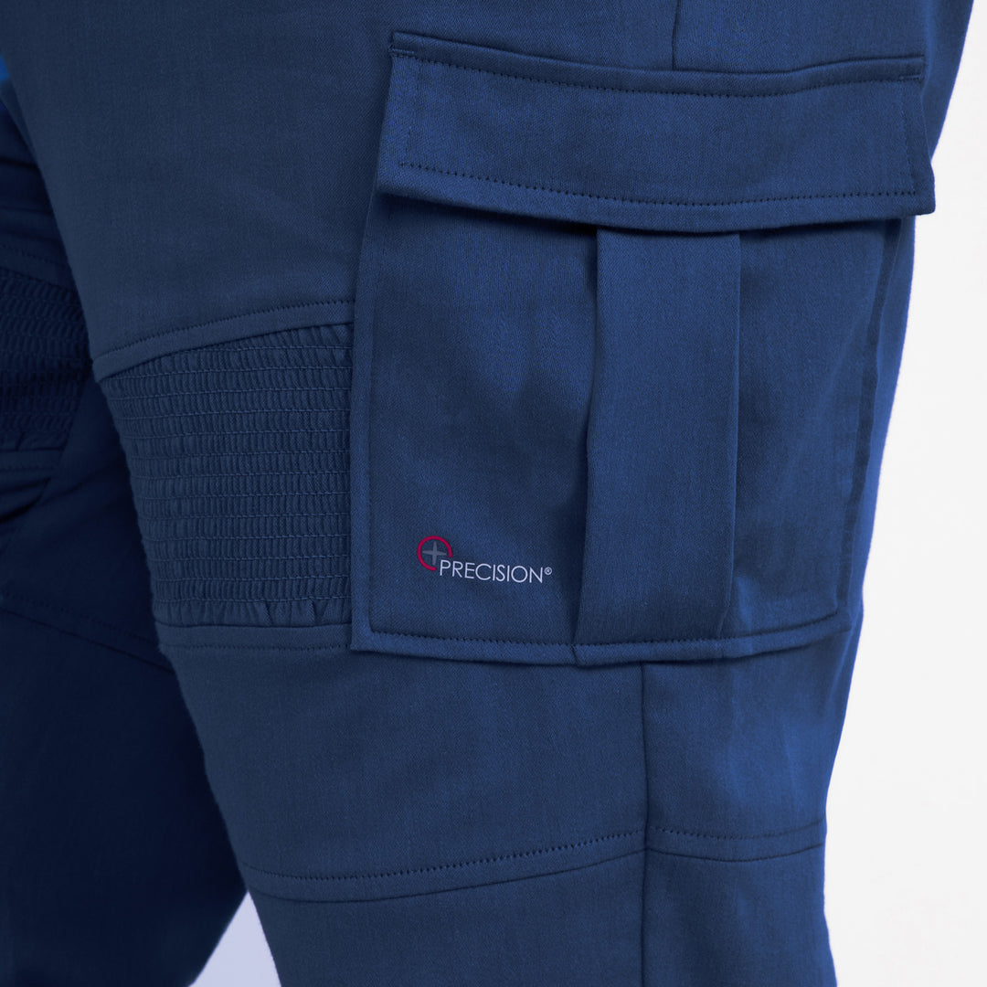 CopperActive™ Men's Scrub Custom Length Premium Navy Blue Jogger Pants