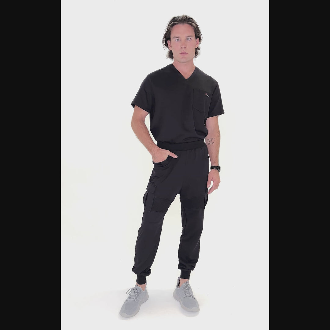 Antimicrobial Scrub Men’s V-neck Top