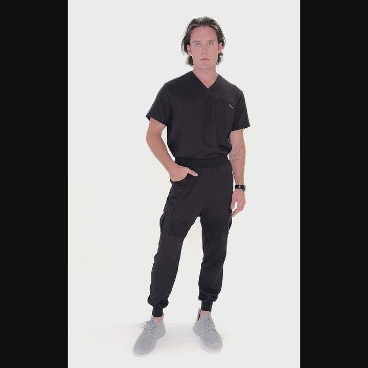 Antimicrobial Scrub Men’s V-neck Top